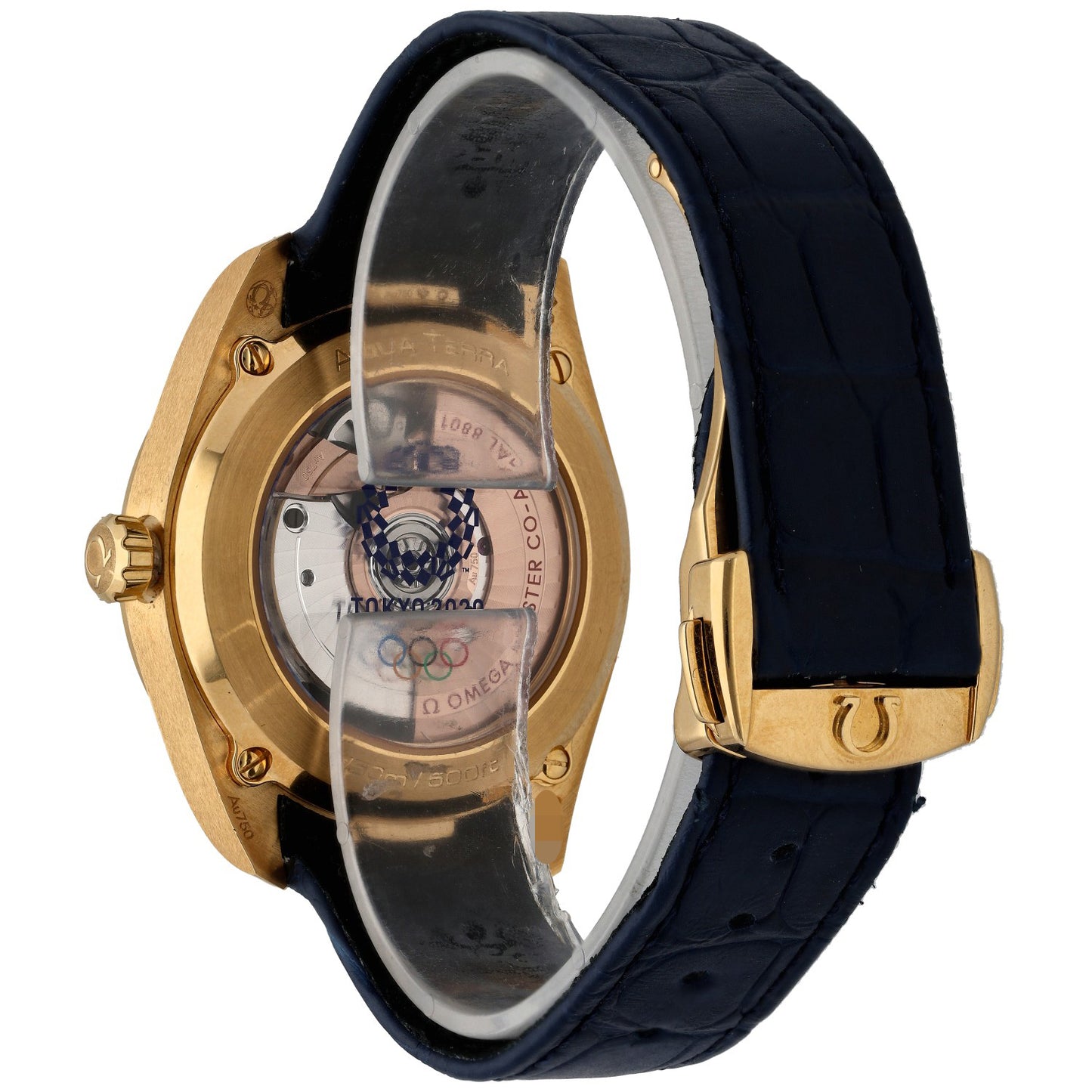 Omega Seamaster Aqua Terra Tokyo 2020 522.53.38.20.03.001 38mm Gold Watch