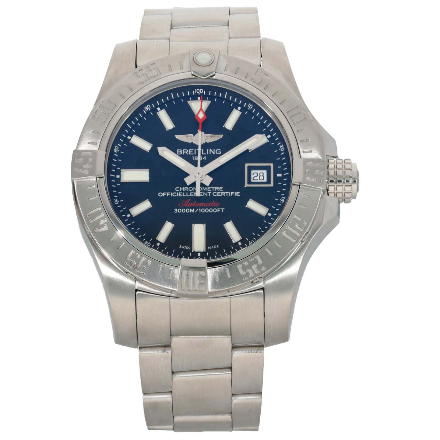 Breitling Avenger II Seawolf A17331 44mm Stainless Steel Watch