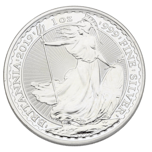 Fine Silver Queen Elizabeth II 1 OZ Britannia Coin 2019