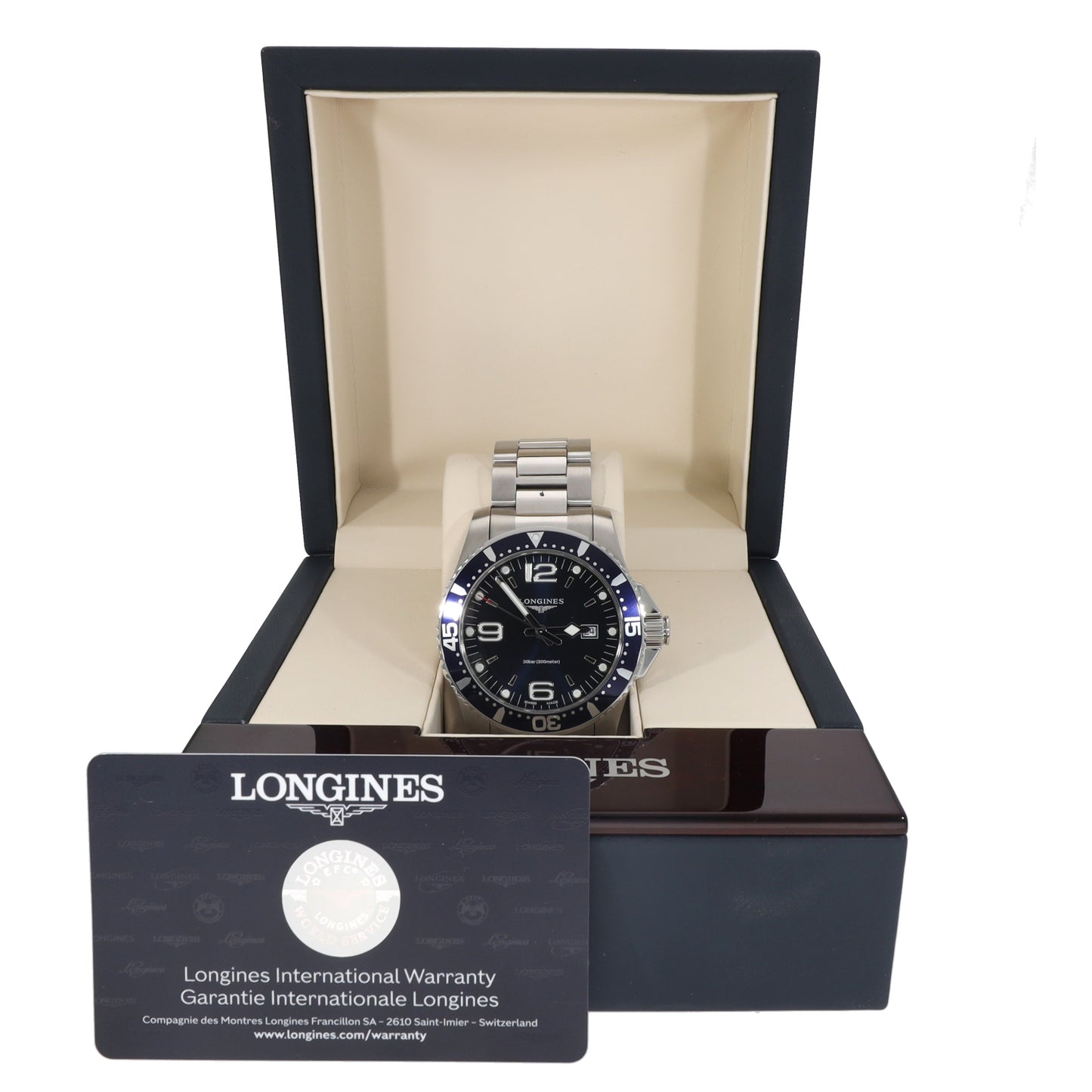 Longines Hydro Conquest L3.840.4 44mm Stainless Steel Watch