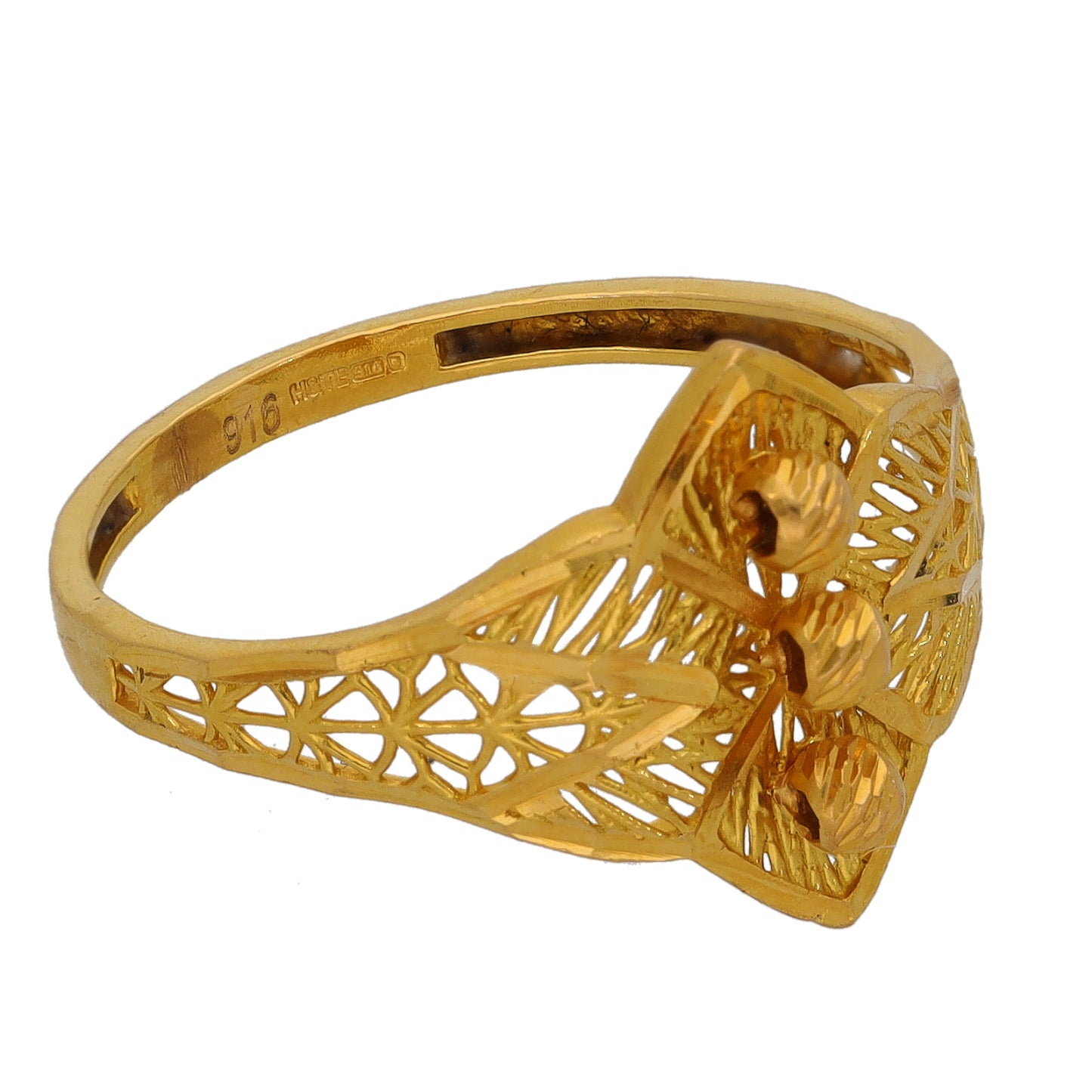22ct Gold Alternative Ring Size R