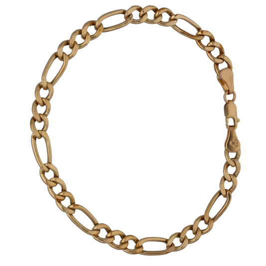 9ct Gold Figaro Bracelet