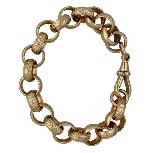 9ct Gold Belcher Bracelet