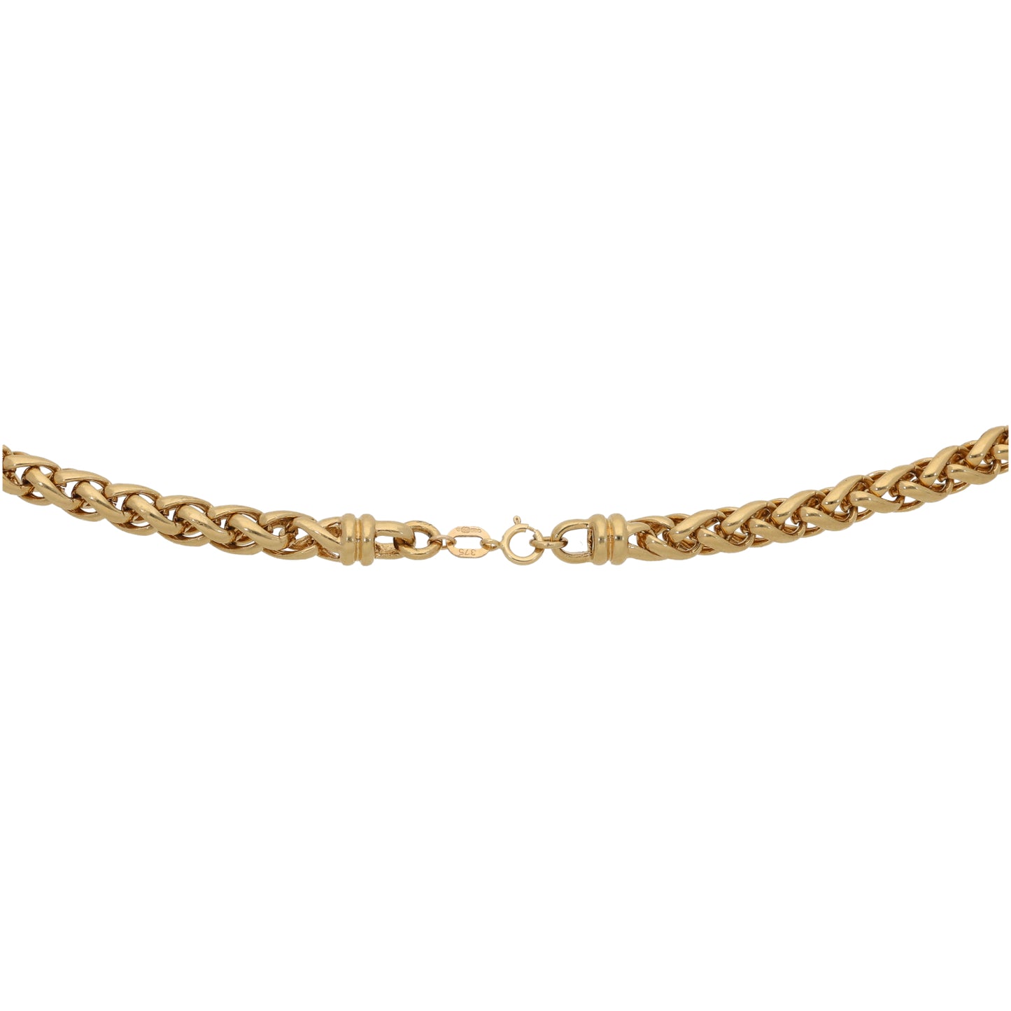 9ct Gold Fancy Necklace 18"