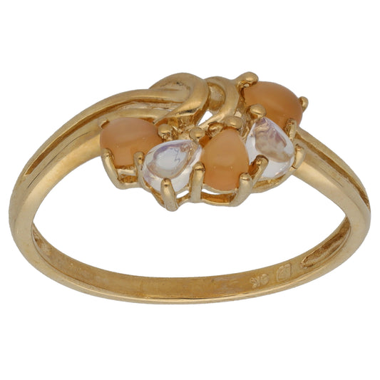9ct Gold Opal Dress/Cocktail Ring Size T