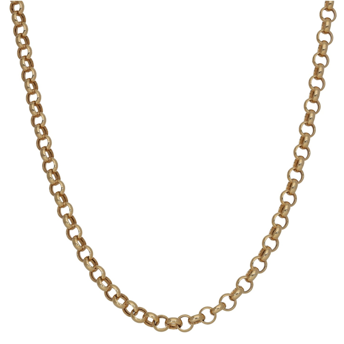 9ct Gold Belcher Chain 22"