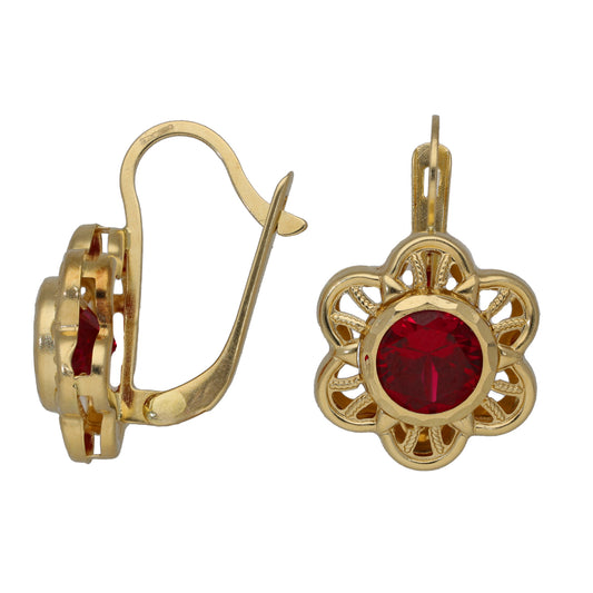 14ct Gold Imitation Gems Dress/Cocktail Earrings