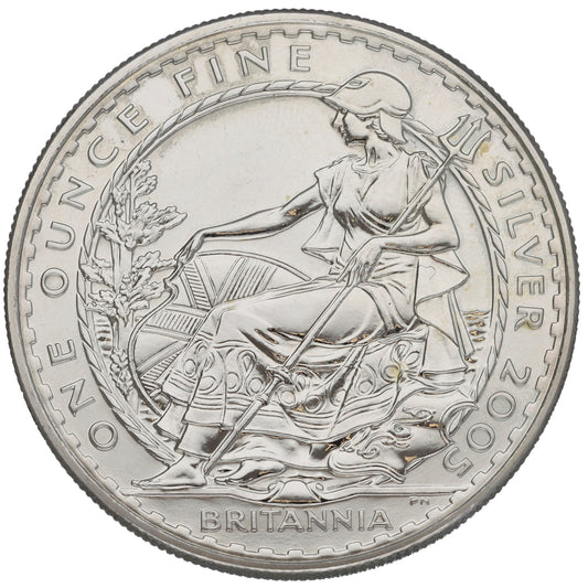 Fine Silver Queen Elizabeth 1 OZ Britannia Coin 2005