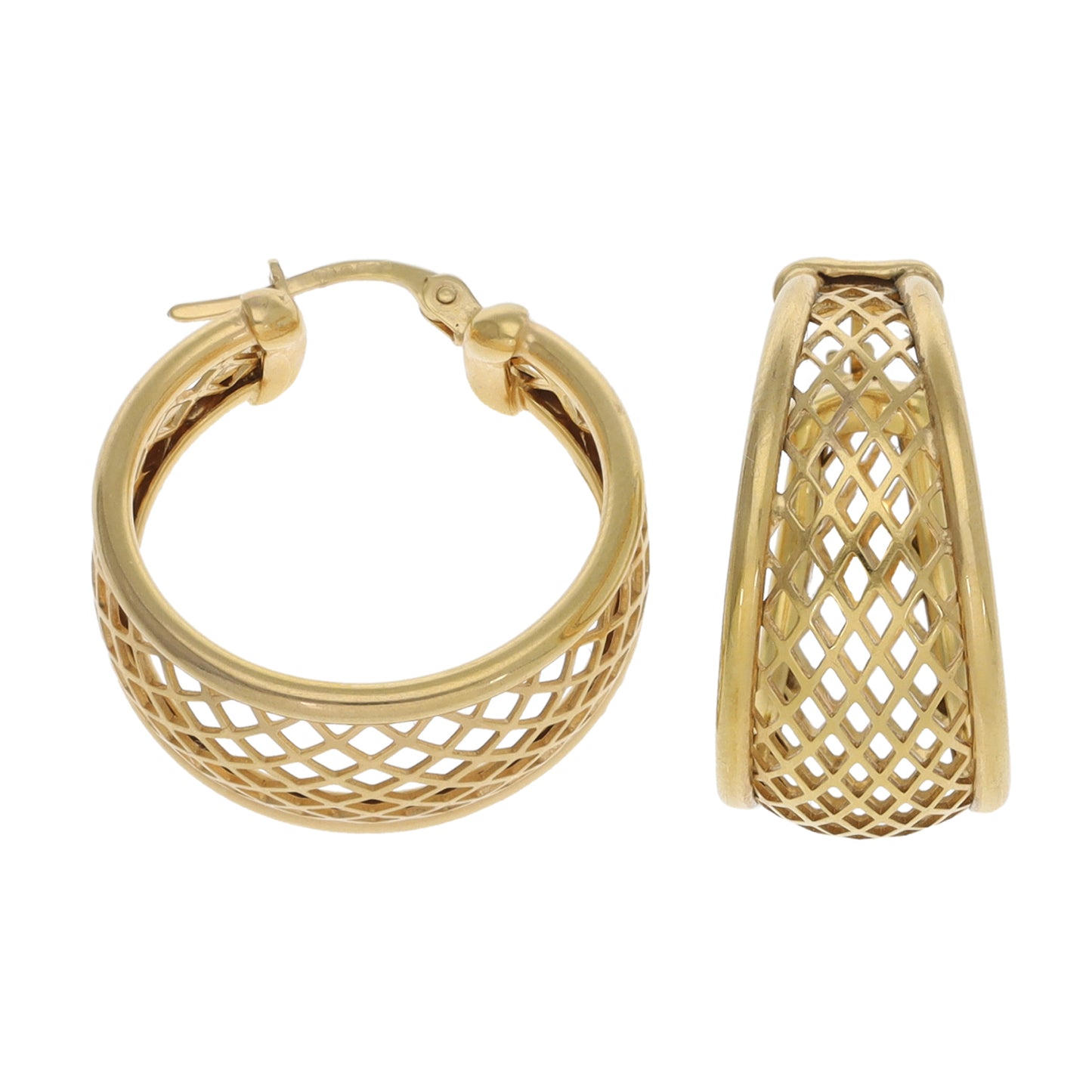 9ct Gold Creole Earrings