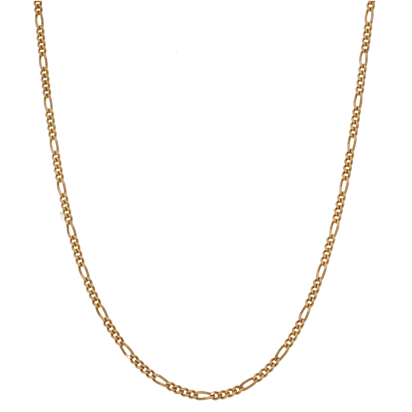 9ct Gold Figaro Chain 18"