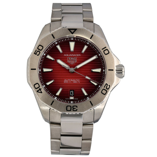 Tag Heuer Aquaracer WBP2114 40mm Stainless Steel Watch