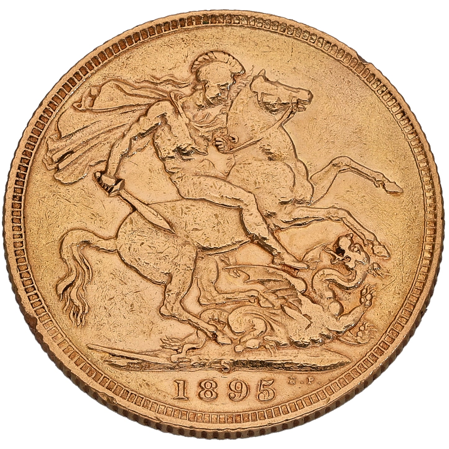 22ct Gold Queen Victoria Full Sovereign Coin 1895