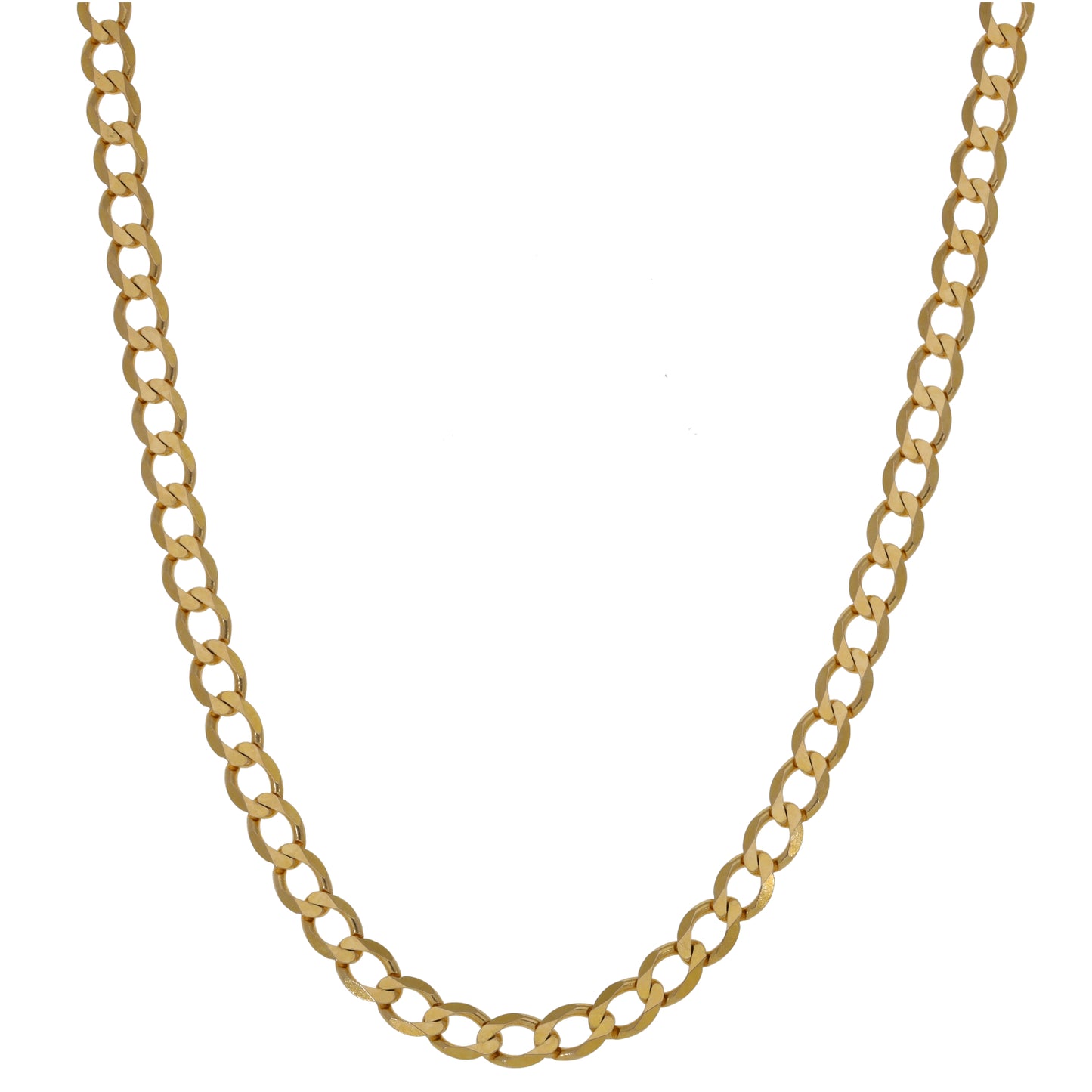 9ct Gold Curb Chain 20"