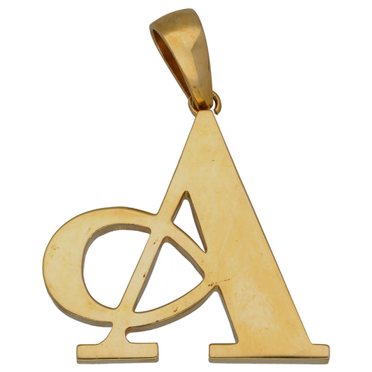 9ct Gold Initial A Pendant