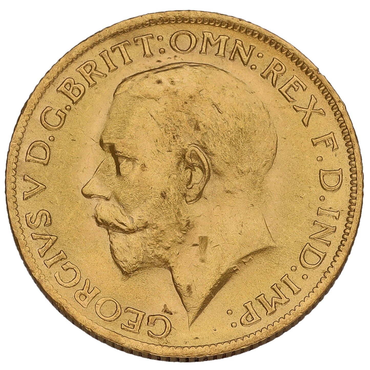 22ct Gold King George V Full Sovereign Coin 1927