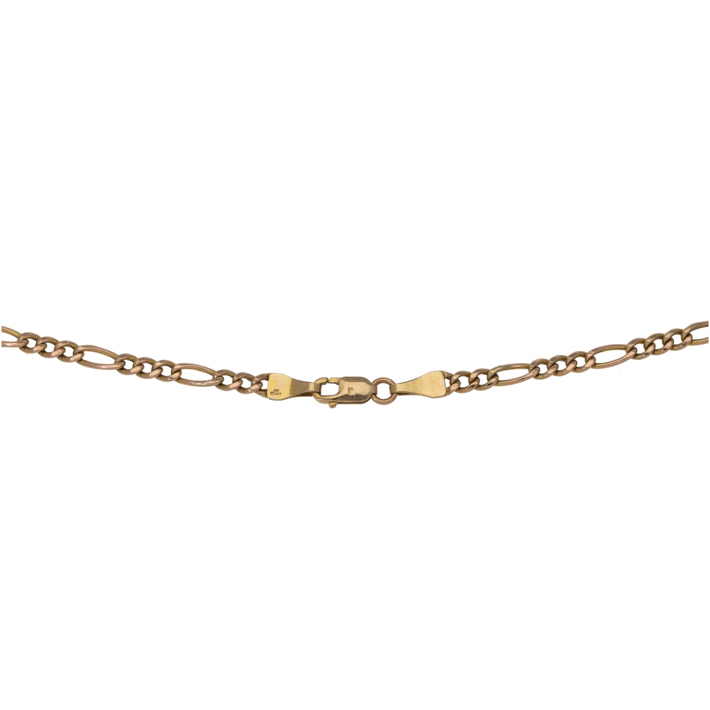 9ct Gold Figaro Chain 18"