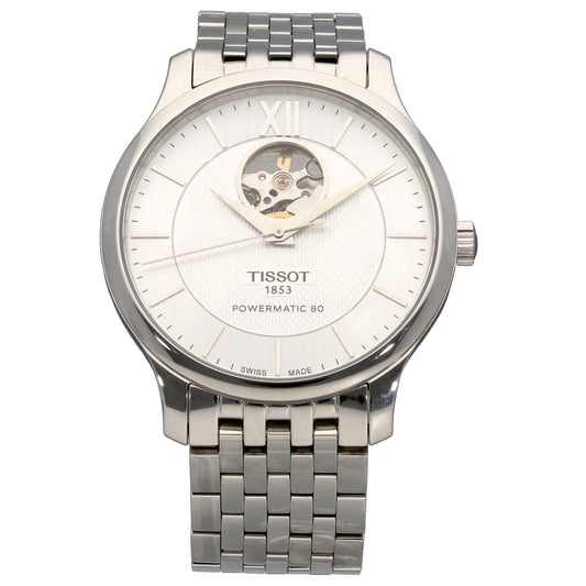 Tissot Tradition Open Heart T063907 A 40mm Stainless Steel Watch