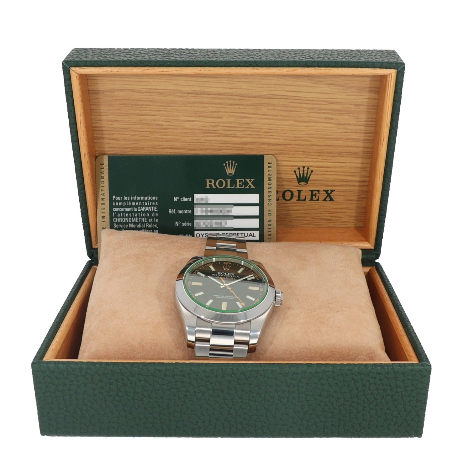 Rolex Milgauss 116400GV 40mm Stainless Steel Watch