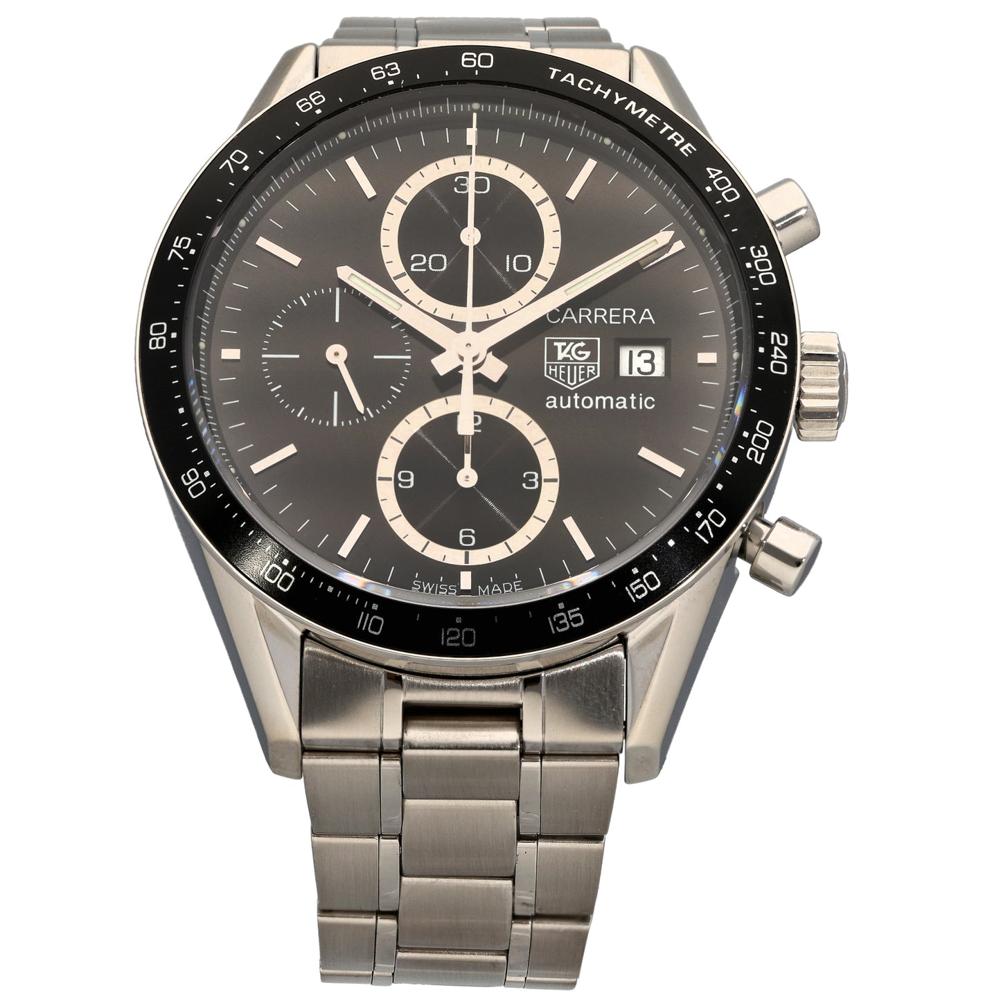 Tag Heuer Carrera CV2010 41mm Stainless Steel Watch