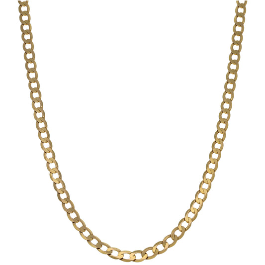 9ct Gold Curb Chain 20"