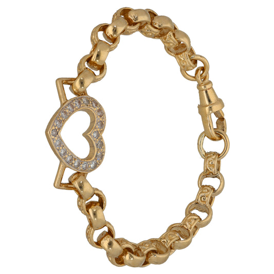 9ct Gold Cubic Zirconia Alternative Bracelet