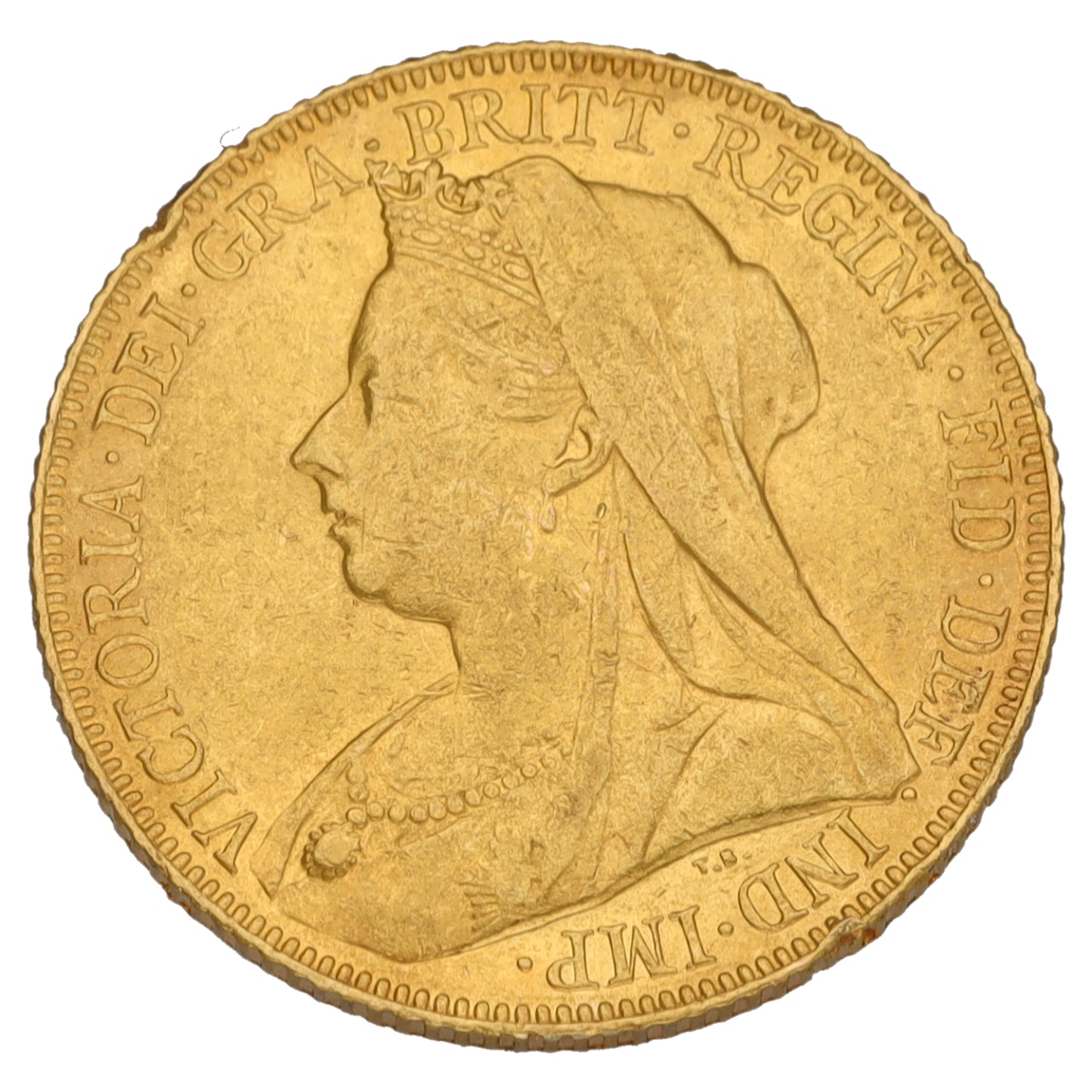 22ct Gold Queen Victoria Full Sovereign Coin 1900