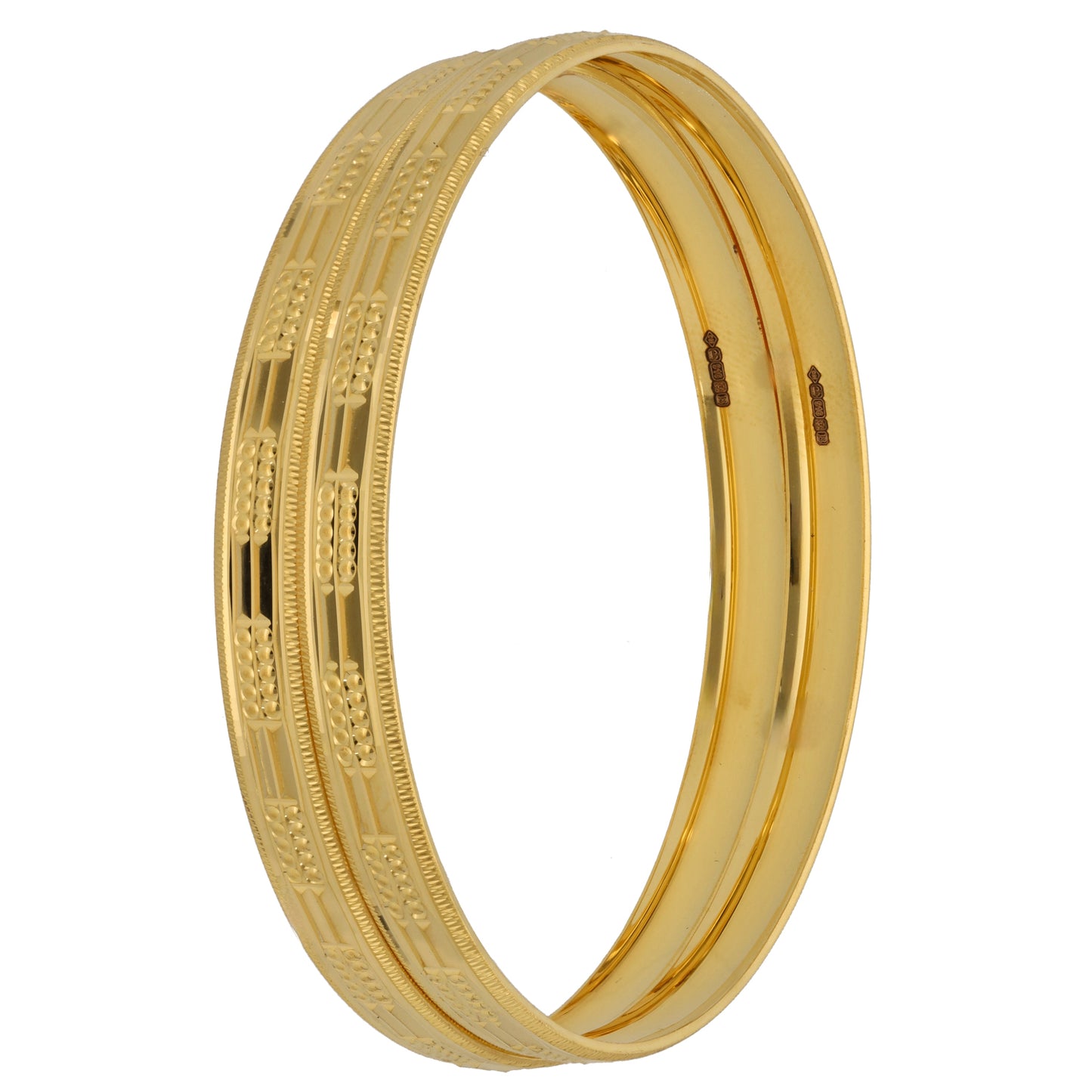 New 22ct Gold Set Of Bangles