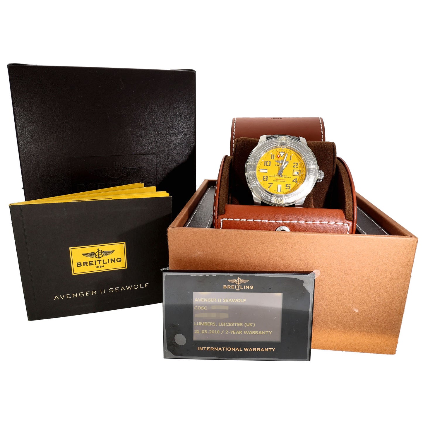 Breitling Avenger II Seawolf A17331 45mm Stainless Steel Watch