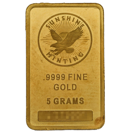 24ct 5g Gold Bar
