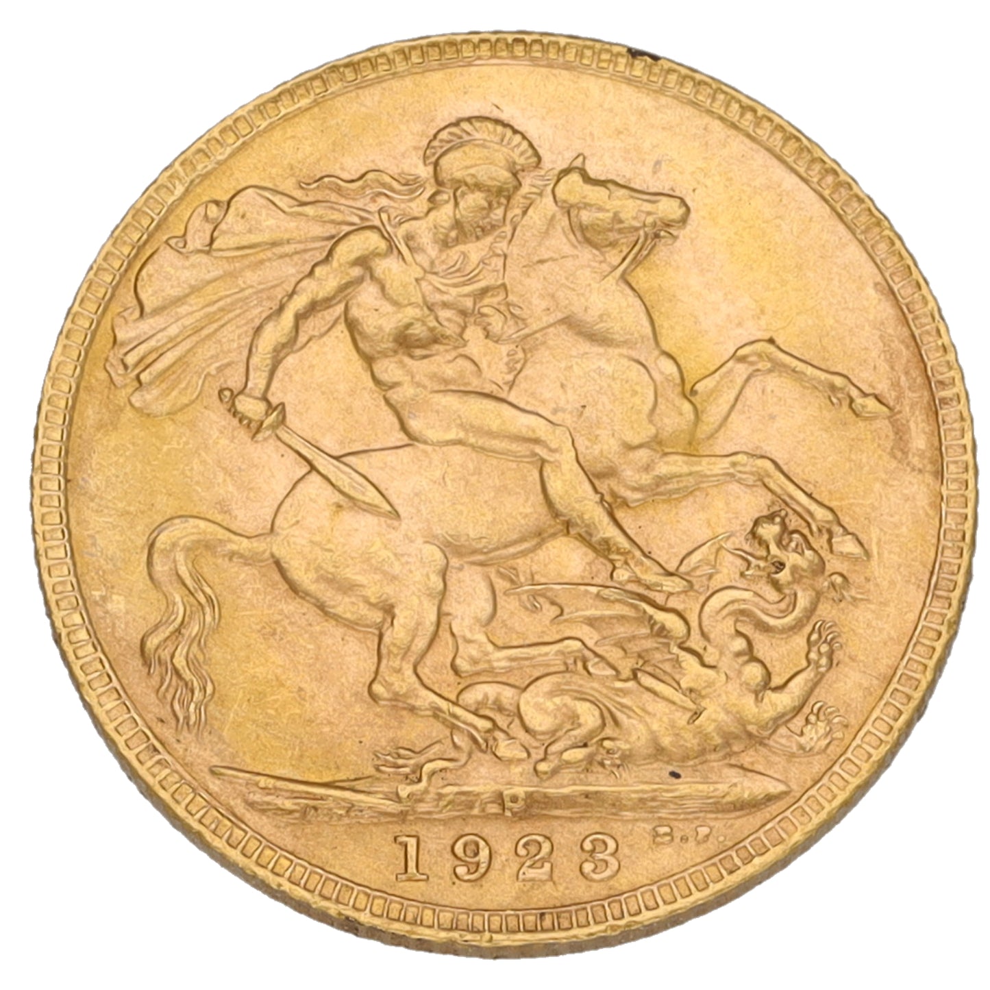 22ct Gold King George V Full Sovereign Coin 1923