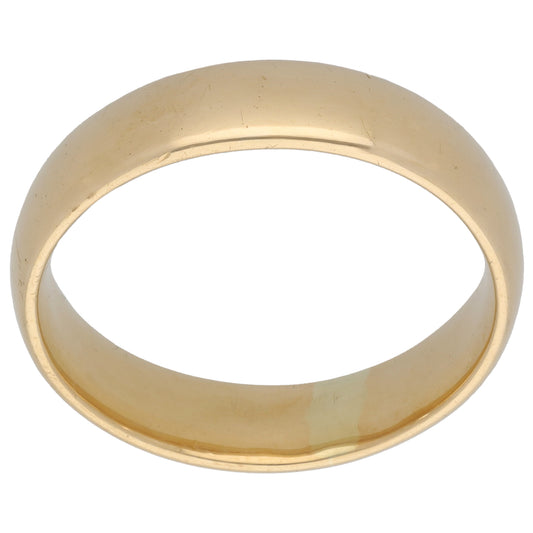 9ct Gold Plain Wedding Ring Size Z
