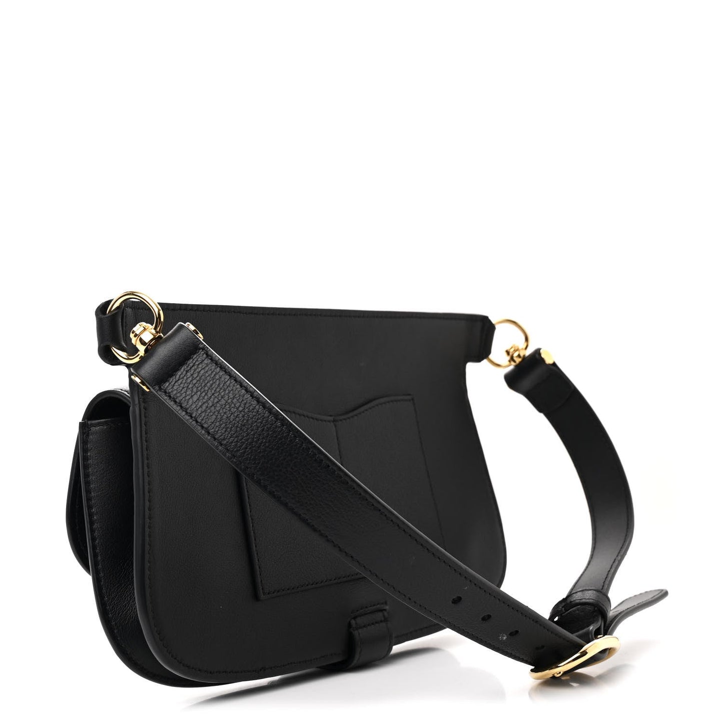 Gucci Blondie Belt Calfskin Leather Bag - Black