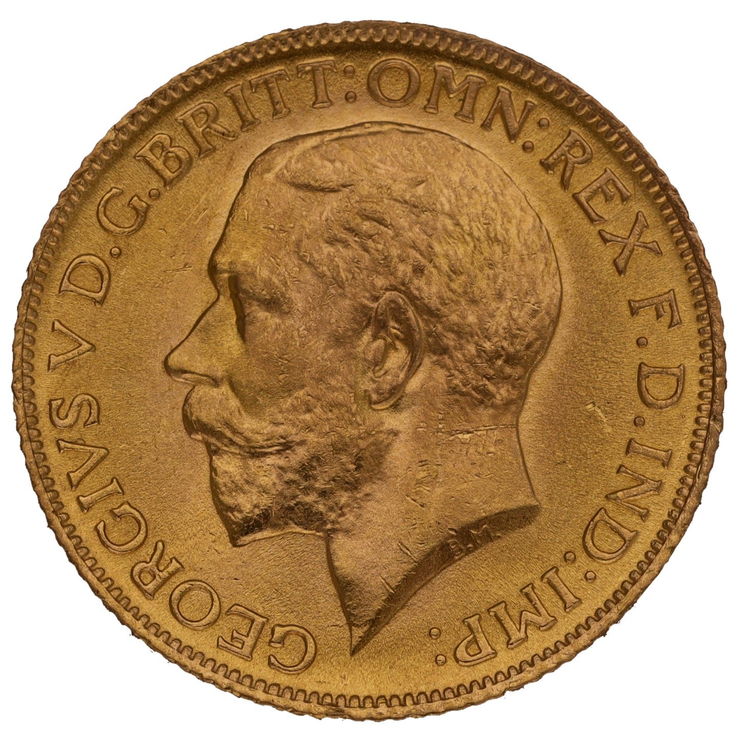 22ct Gold King George V Full Sovereign Coin 1913
