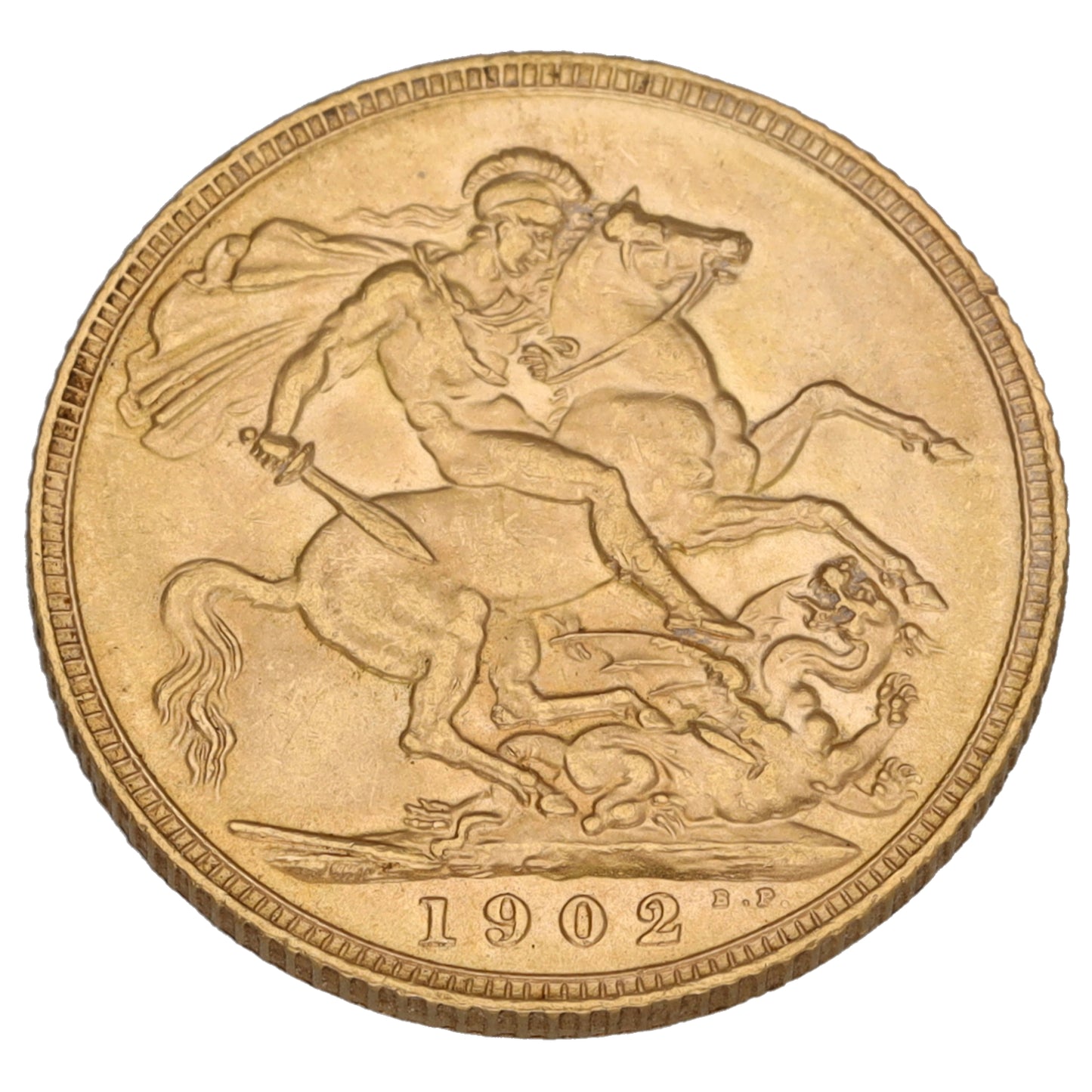 22ct Gold King Edward VII Full Sovereign Coin 1902