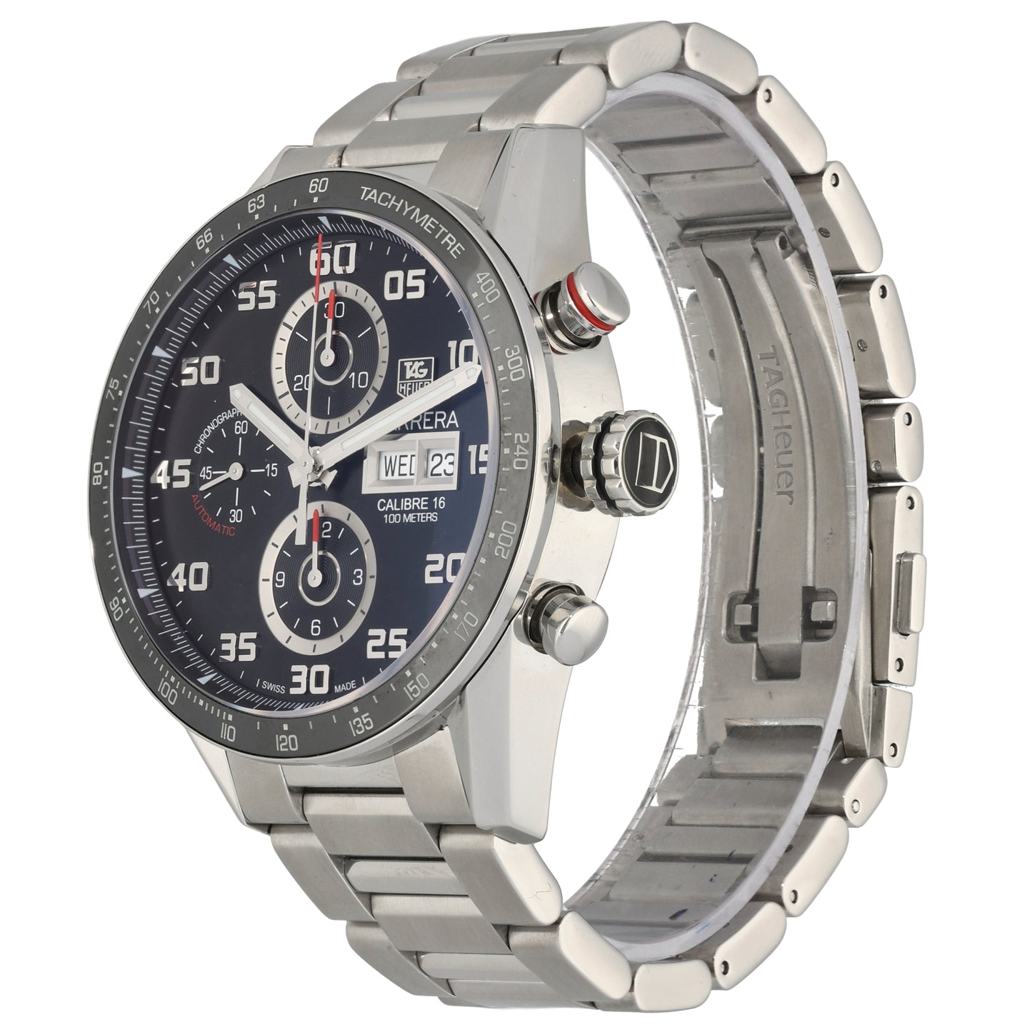 Tag Heuer Carrera CV2A1R 44mm Stainless Steel Watch