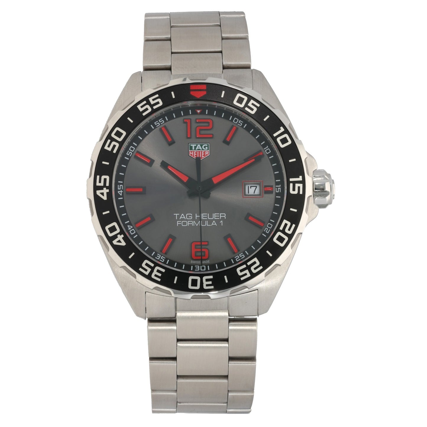 Tag Heuer Formula 1 WAZ1018 43mm Stainless Steel Watch
