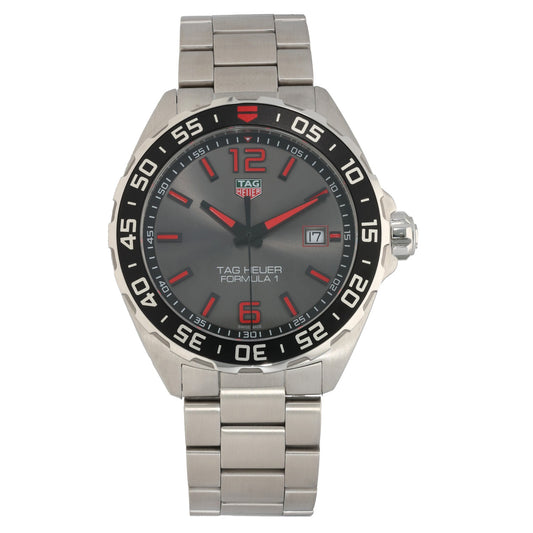 Tag Heuer Formula 1 WAZ1018 43mm Stainless Steel Watch