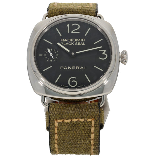 Panerai Radiomir Black Seak OP6644, with tweed fabric strap