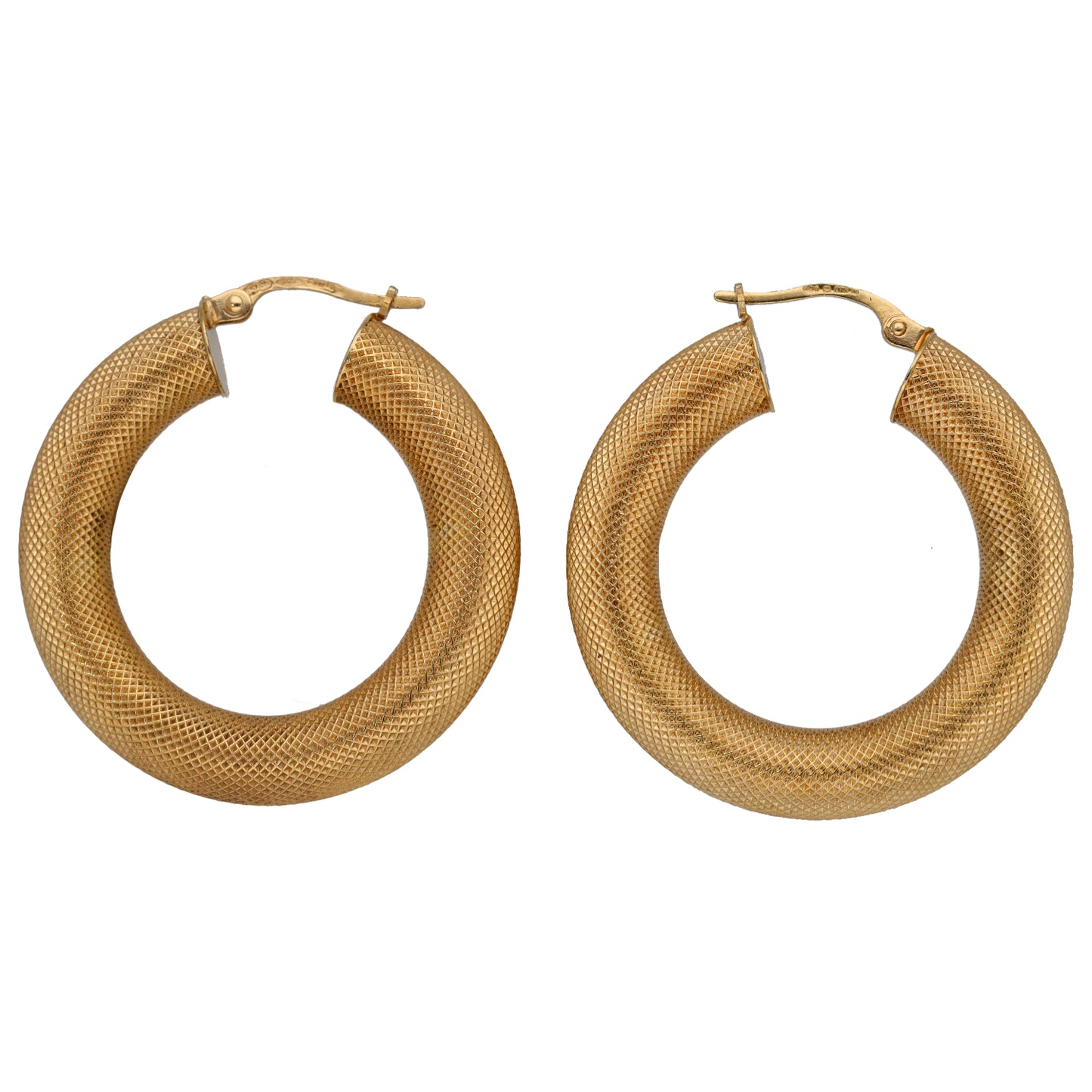 9ct Rose Gold Hoop Earrings