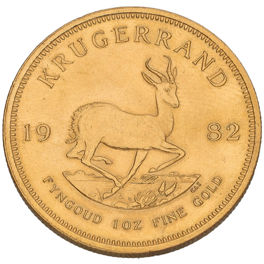 22ct Gold 1 OZ Krugerrand Coin 1982
