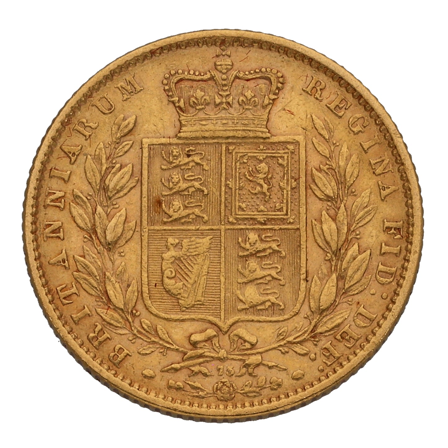 22ct Gold Queen Victoria Full Sovereign Coin 1871