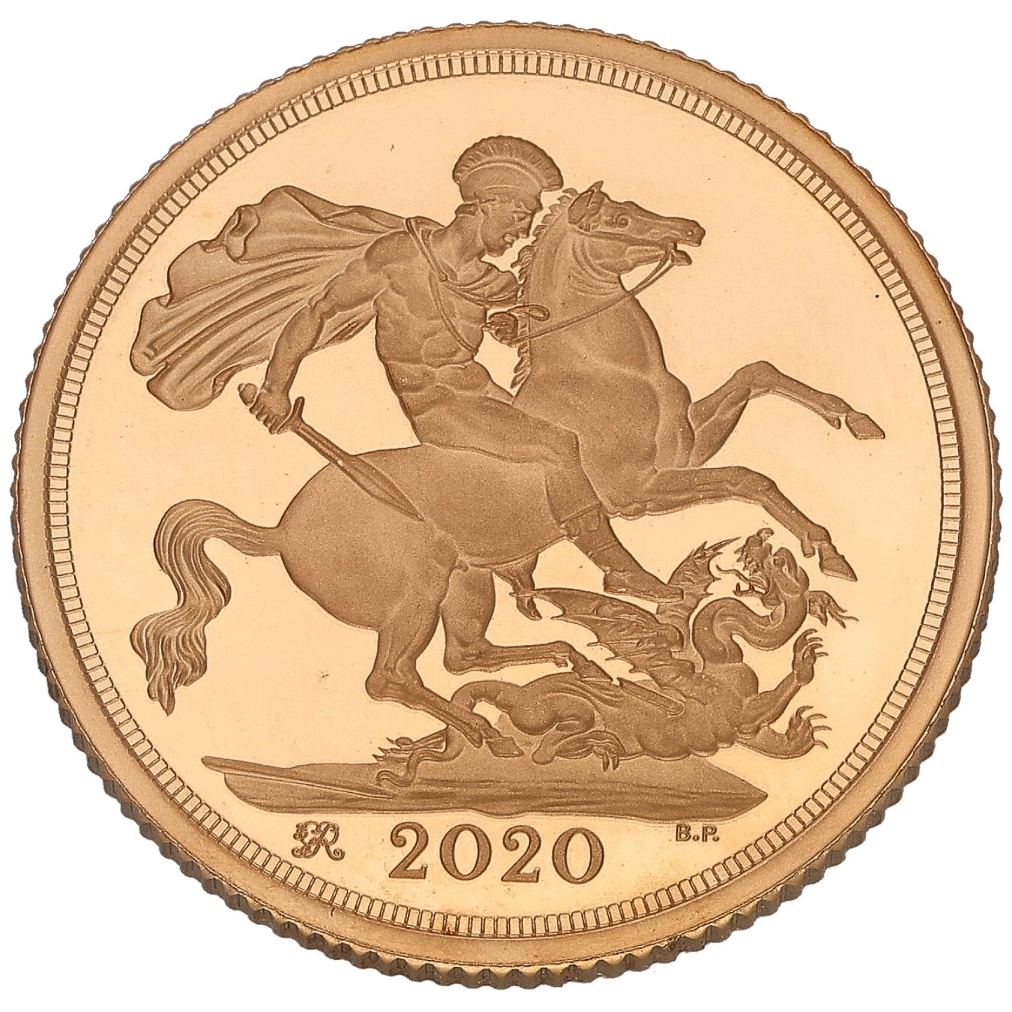 22ct Gold Queen Elizabeth II Full Sovereign Coin 2020