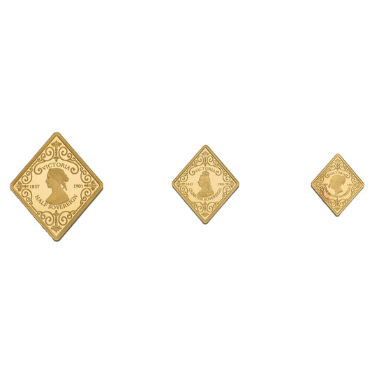 22ct Gold Queen Victoria 125th Diamond Jubilee Anniversary Coin Set 2022