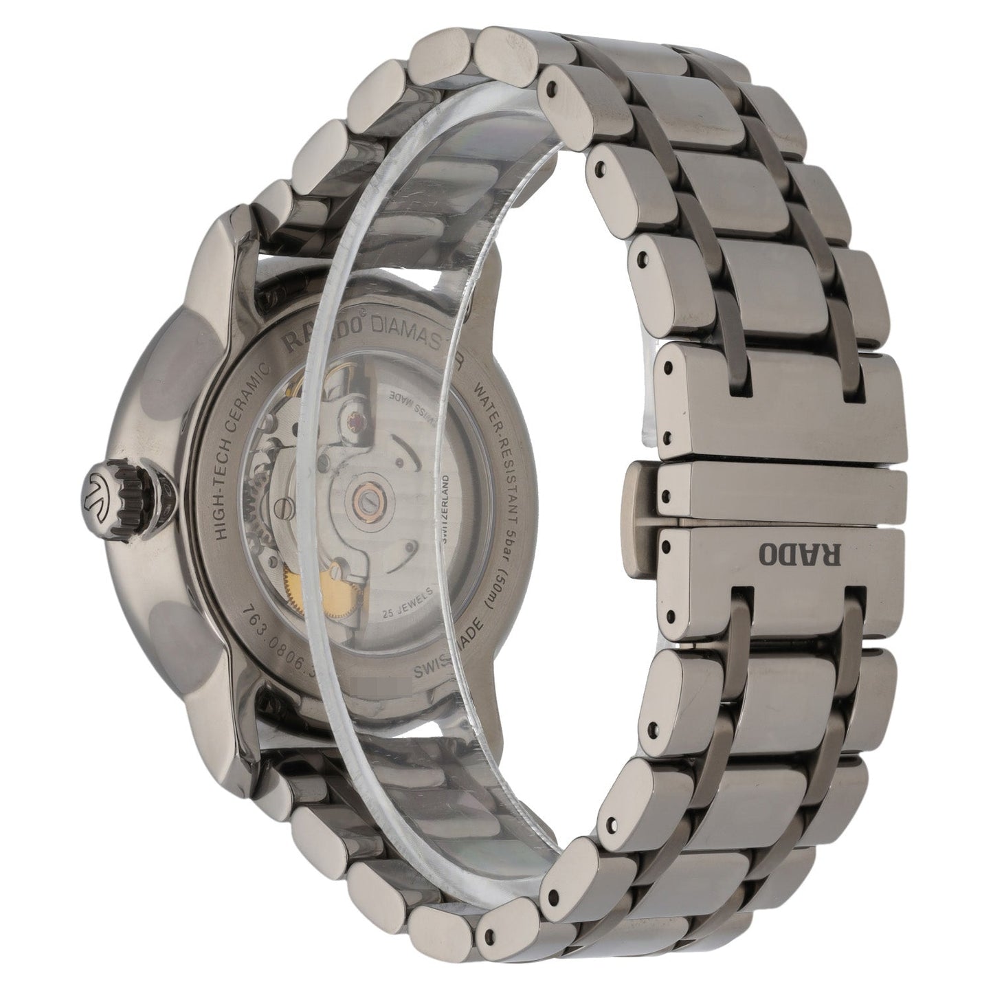 Rado Diamaster 763.0806.3 41mm Ceramic Mens Watch