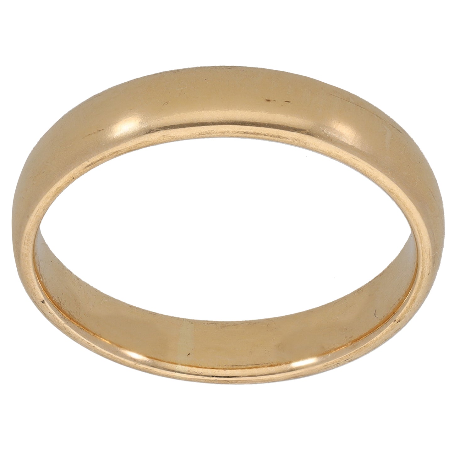 18ct Gold Plain Wedding Ring Size R