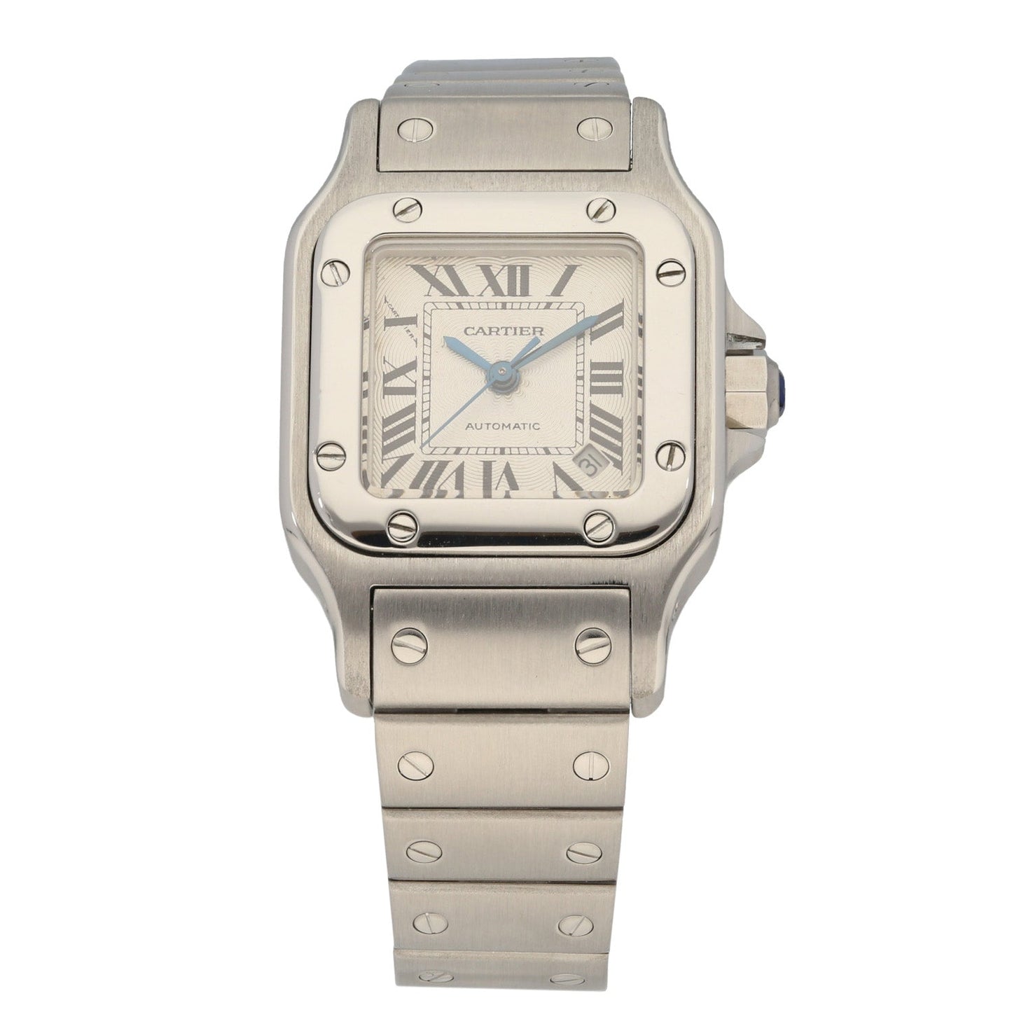 Cartier Santos 2423 24mm Stainless Steel Ladies Watch