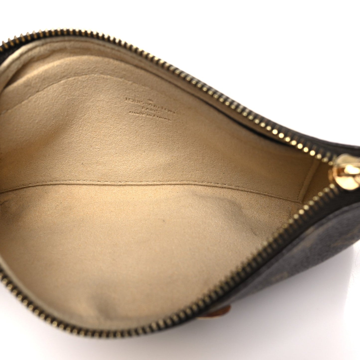 Louis Vuitton Monogram Pochette Milla PM Coated Canvas - Brown