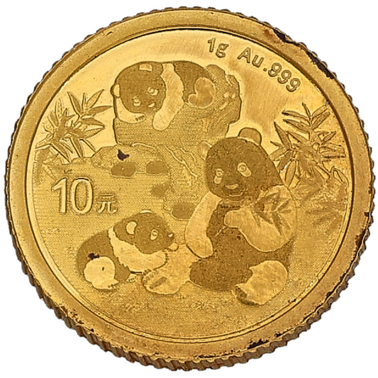 24ct Gold Chinese Panda 1g Coin 2025