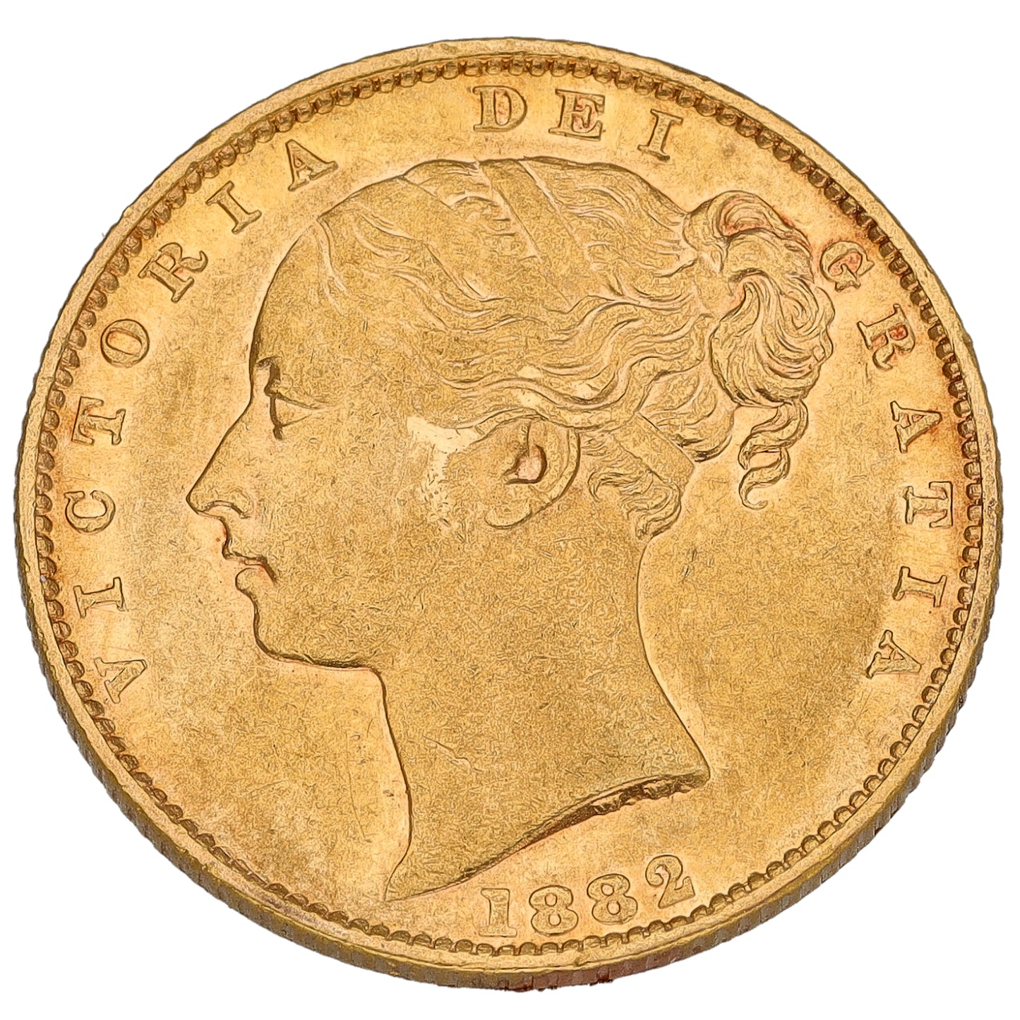 22ct Gold Queen Victoria Full Sovereign Coin 1878