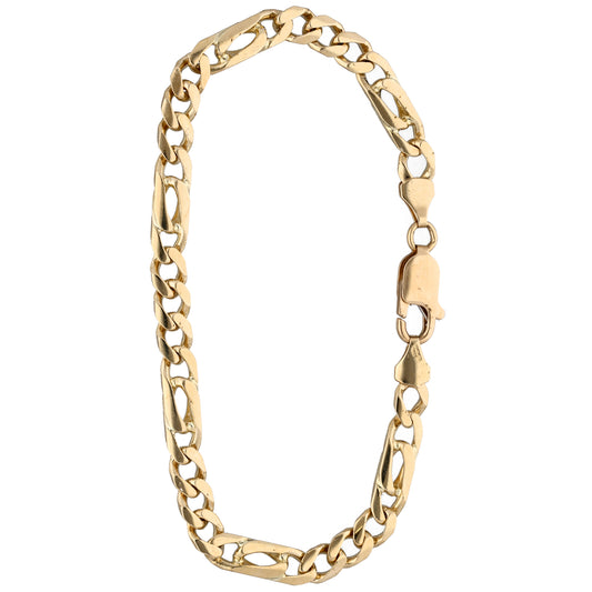 9ct Gold Figaro Bracelet